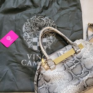 Vince Camuto Snake Print Satchel